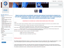 Tablet Screenshot of mezinarodni-predpisy.tuv-sud.cz